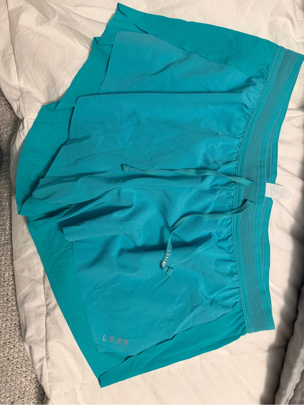LSKD Teal Accelerate Running Shorts